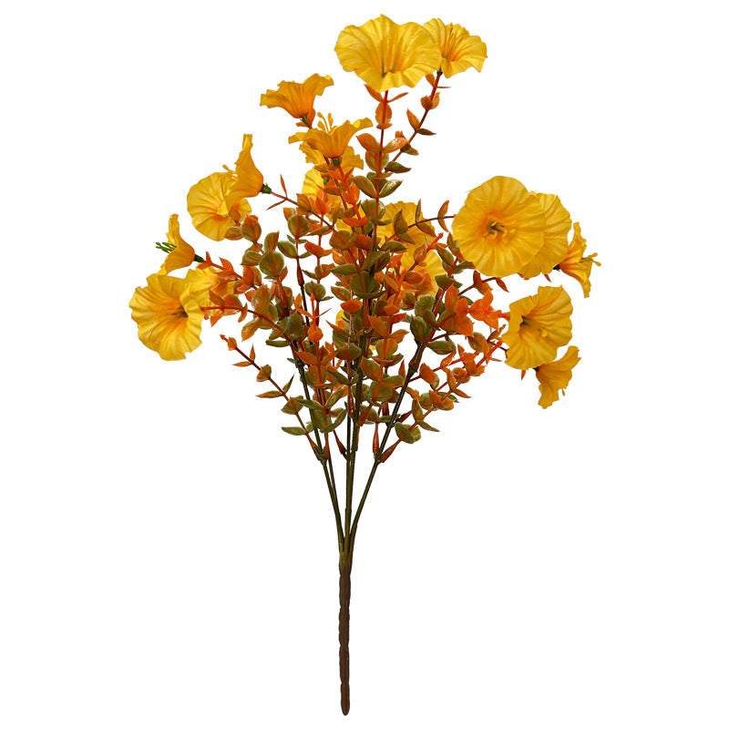 Plastic artificial flowers for home, outdoor, and garden decoration