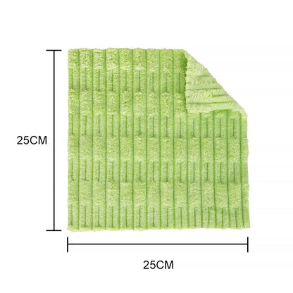 Bamboo-Textured Peel-Apart Microfiber Cloth — Reusable, Dual-Purpose (Dry & Wet), Effortless Cleaning for Busy Homes