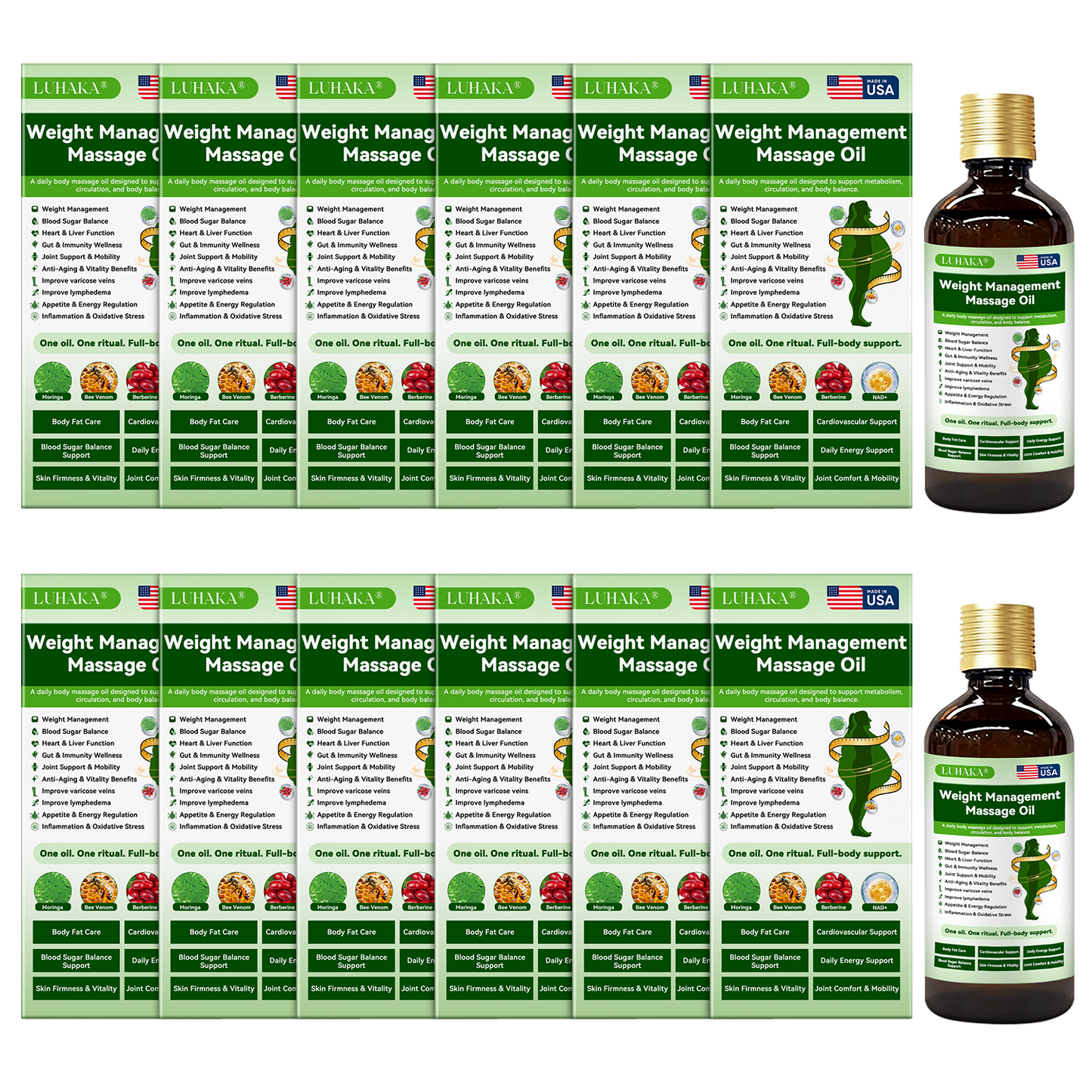 Luhaka® Weight Management Massage Oil