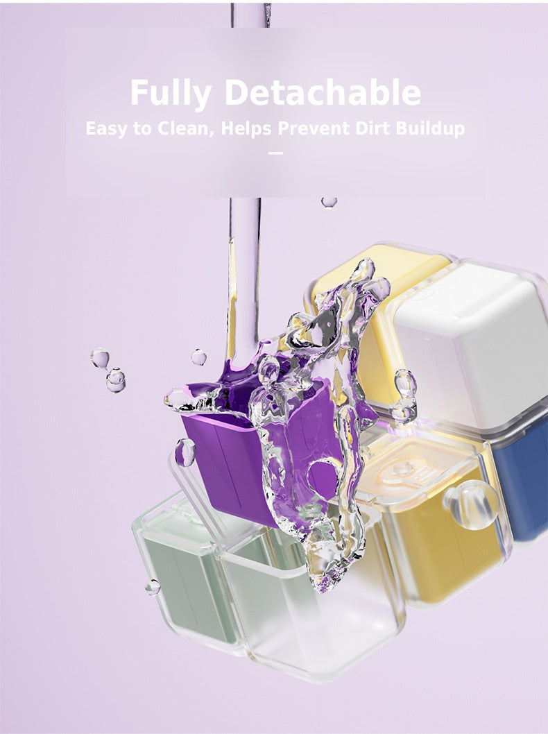 Magnetic Cube Compartment Portable Pill Case