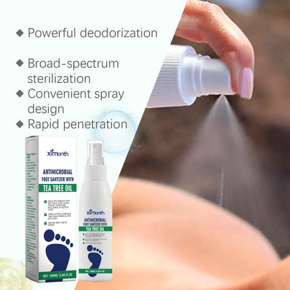 XIMONTH Foot Care Spray: Moisturizing, Hydrating, and Odor-Neutralizing Treatment for Dry Heels