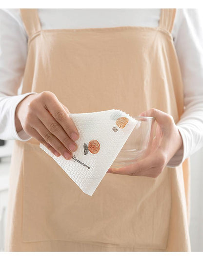 Kitchen disposable cloths—non-linting, oil-resistant, specially designed for kitchen use; pull-out paper towels suitable for both dry and wet cleaning, ideal for lazy users.