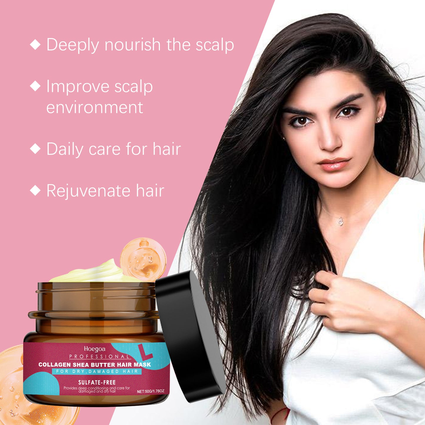 Keratin Hair Care and Nourishing Mask 50g