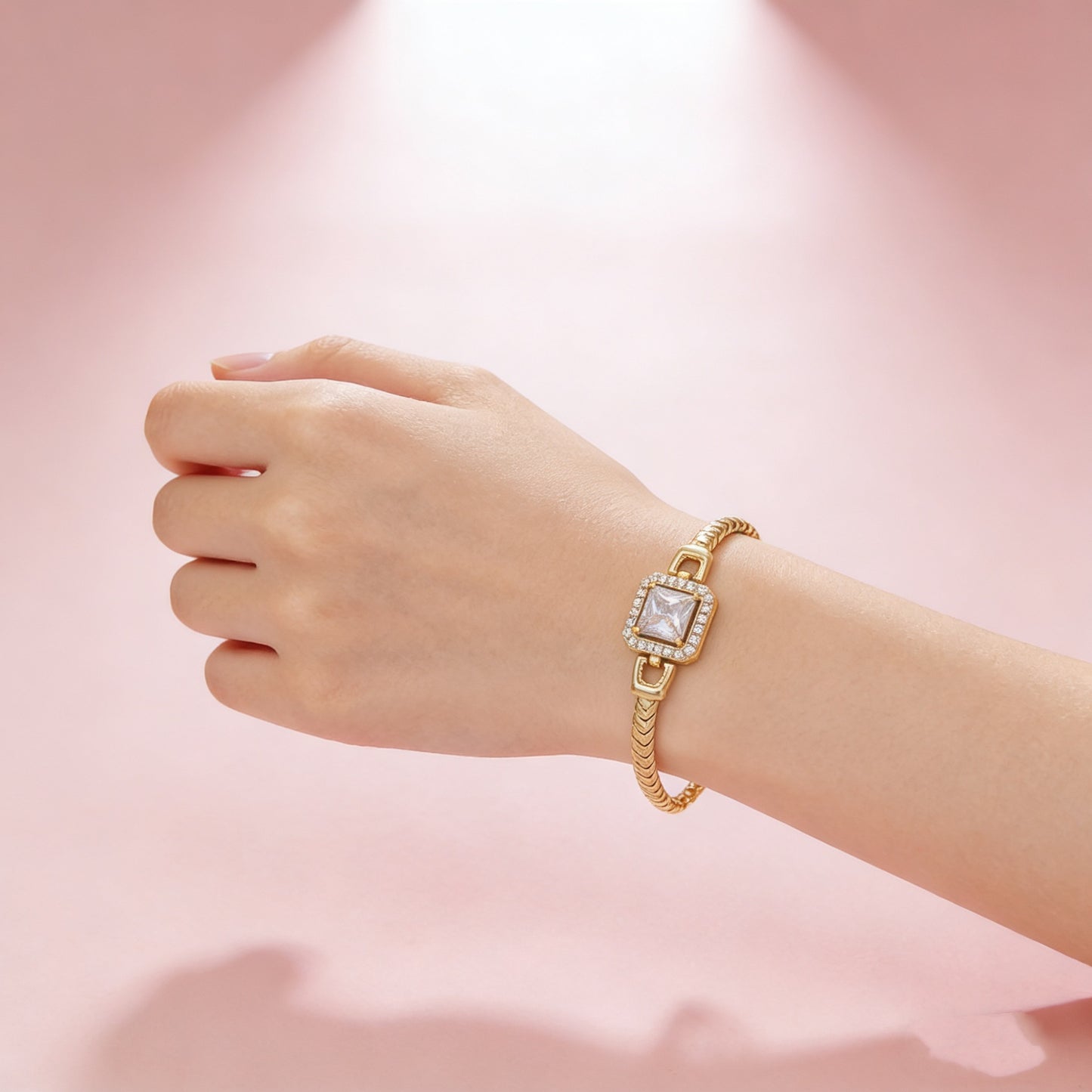 Golden Diamond Bracelet