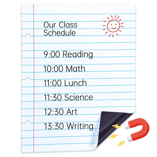 📝✨Giant Magnetic Lined Paper Whiteboard 28 x 22 – 🧑‍🏫💕Perfect for Teaching. Writing Practice. To-Do Lists & Daily Planning( ✨ Write. Wipe & Reus)