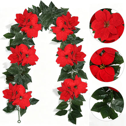 Artificial rattan, artificial flowers