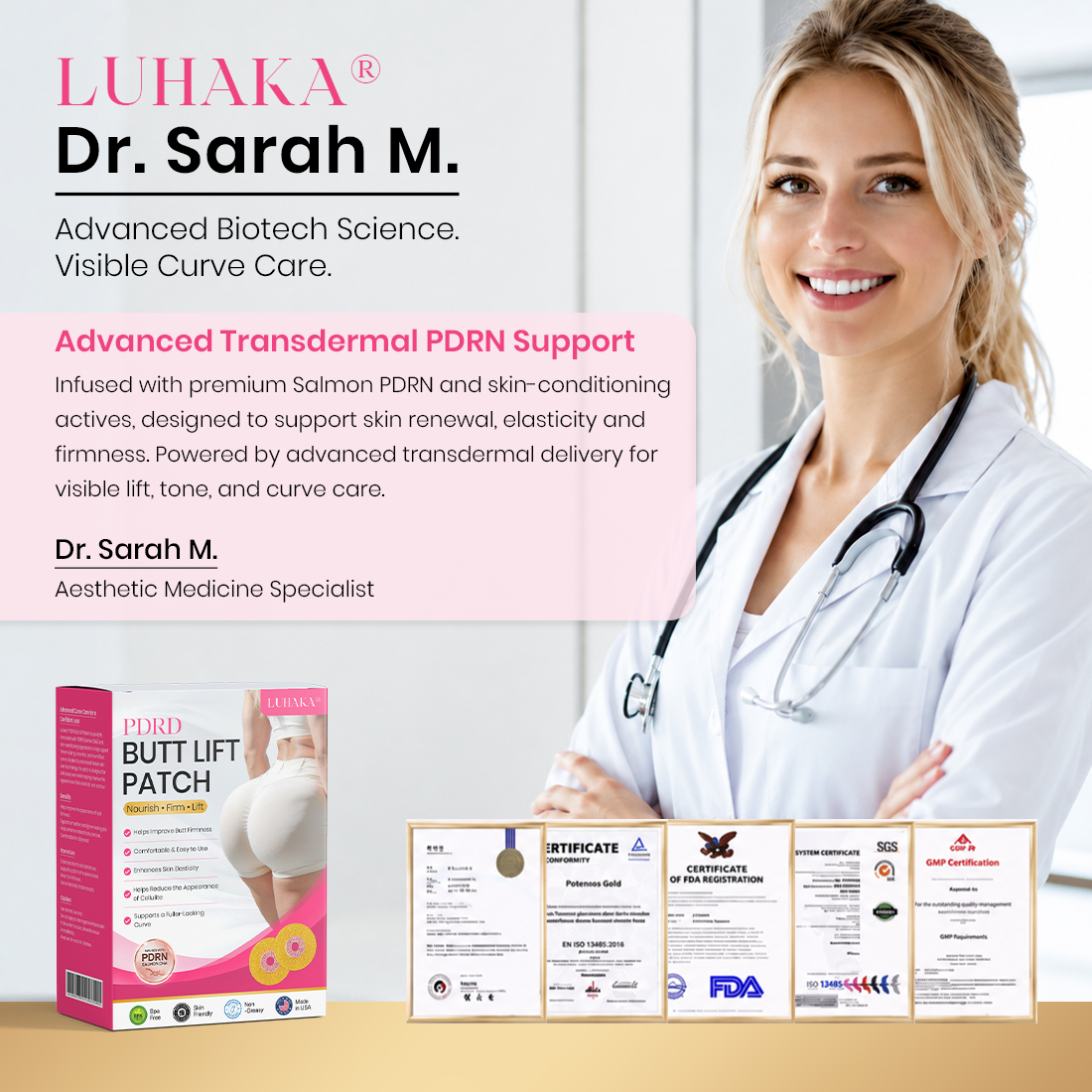 LUHAKA® PDRN BUTT LIFT PATCH