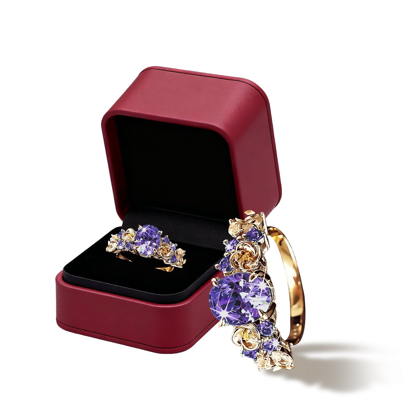 🔥-Histone Magnetology Moissanite Diamond Ring💖💍