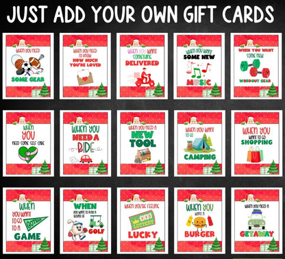 🎅✨The Ultimate Christmas Gift Card Book📚Hardcover-♻️Free PDF Included!