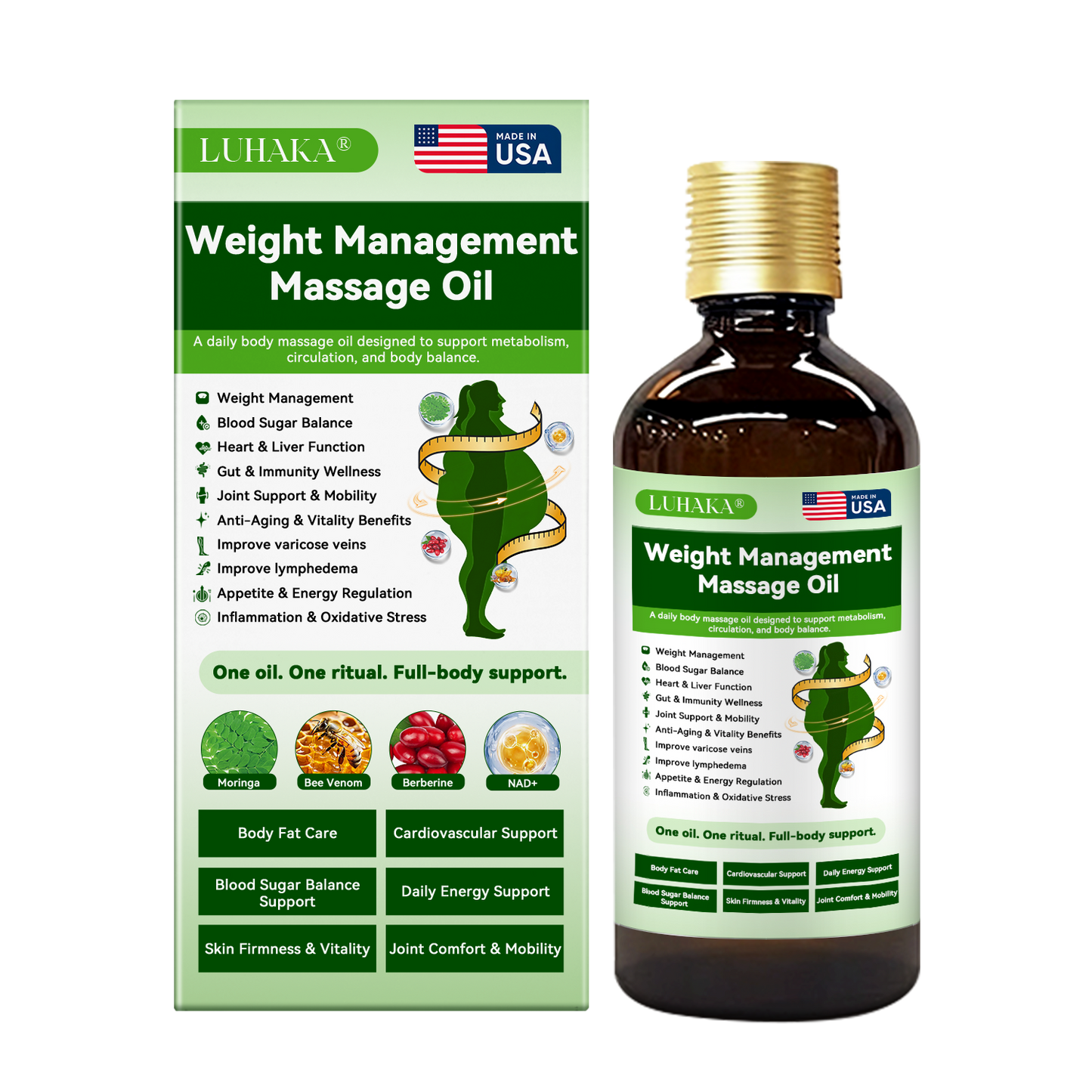 Luhaka® Weight Management Massage Oil