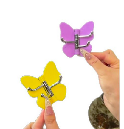 Rotatable Butterfly Triple Hook – Multi-functional, Heavy-Duty Adhesive Hook for Kitchen & Bathroom Use