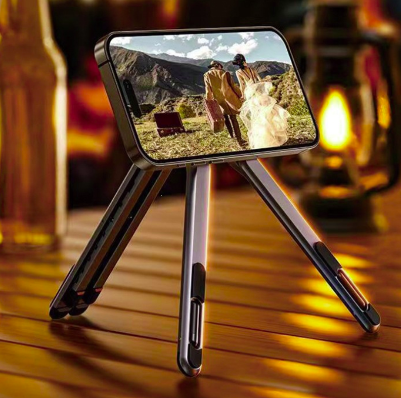 Aluminum Portable Multi-Functional Magnetic 3-in-1 Stand for Tablet, Smartphone, and Laptop