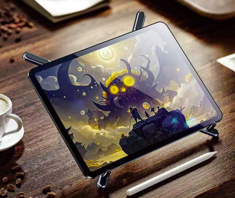 Aluminum Portable Multi-Functional Magnetic 3-in-1 Stand for Tablet, Smartphone, and Laptop