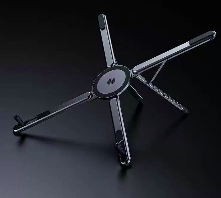Aluminum Portable Multi-Functional Magnetic 3-in-1 Stand for Tablet, Smartphone, and Laptop