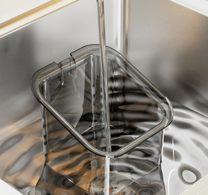 Suction-cup storage box shelf: no-drilling wall-mounted hanging basket.