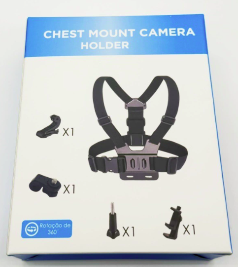 GoPro Chest Mount for First-Person Perspective Shooting: Chest Strap Mobile Phone Holder for Outdoor Cycling and Live Streaming