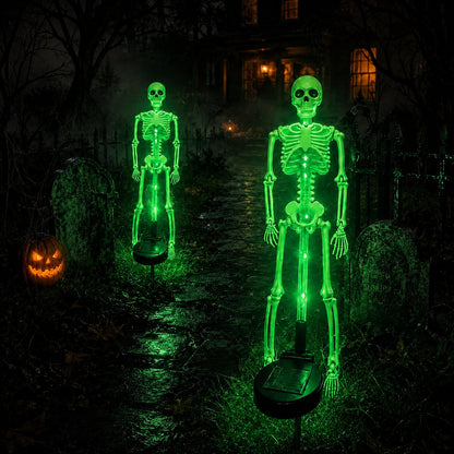 🔥HOT SALE🔥💀 Solar Skeleton Yard Stake