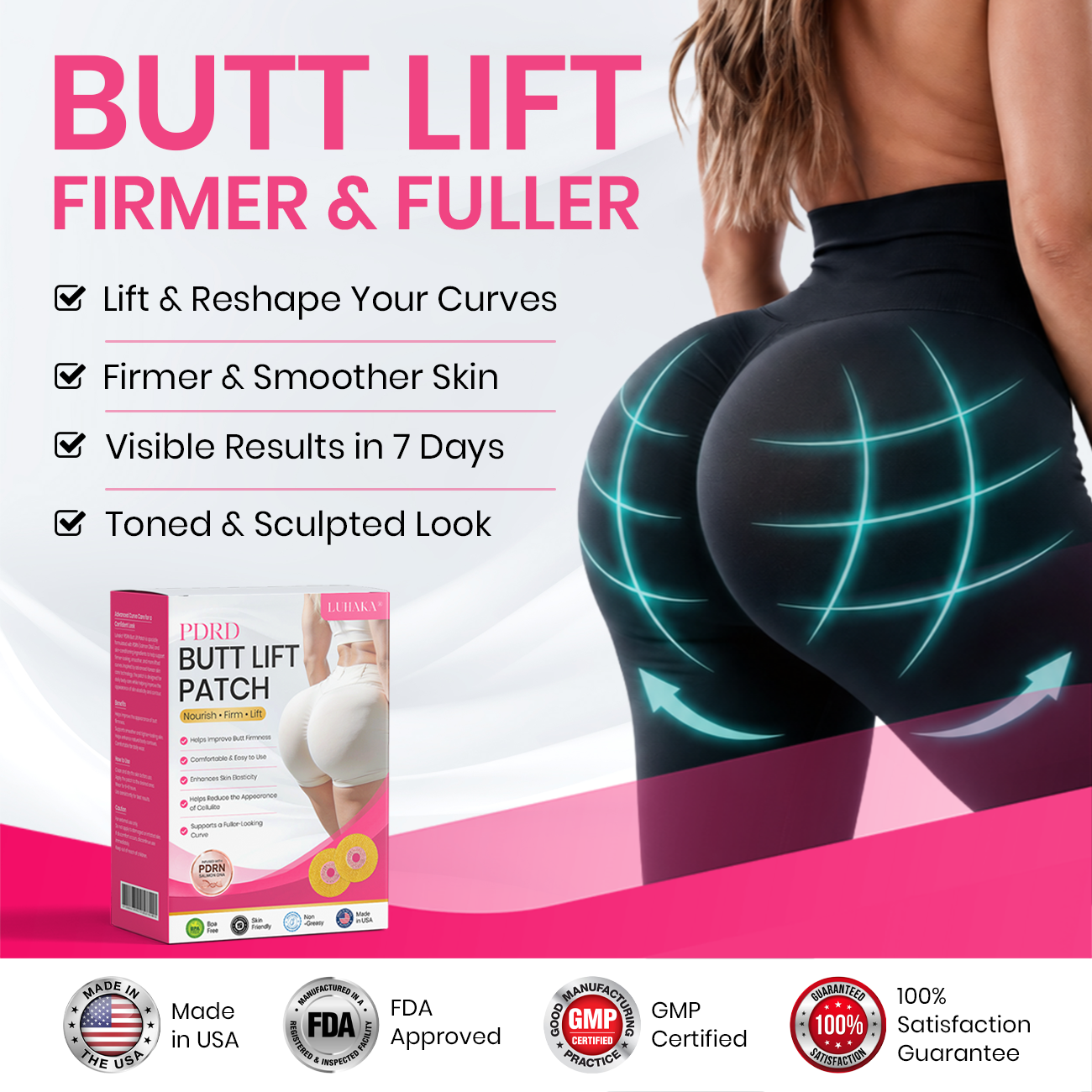 LUHAKA® PDRN BUTT LIFT PATCH