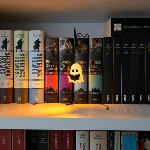 Bring a quiet library atmosphere to your shelves with this miniature hanging lantern for you 📖😍