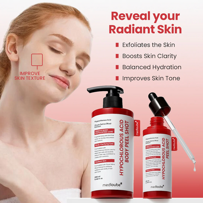 Luhaka® Hypochlorous Acid Rice Peel Shot Duo