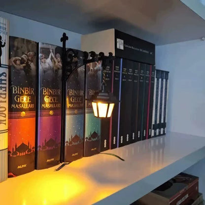 Bring a quiet library atmosphere to your shelves with this miniature hanging lantern for you 📖😍