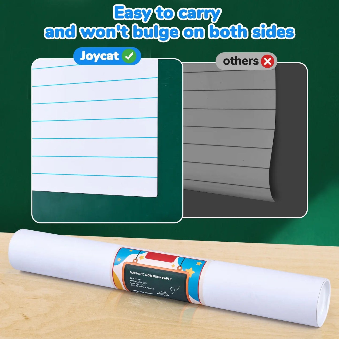 📝✨Giant Magnetic Lined Paper Whiteboard 28 x 22 – 🧑‍🏫💕Perfect for Teaching. Writing Practice. To-Do Lists & Daily Planning( ✨ Write. Wipe & Reus)
