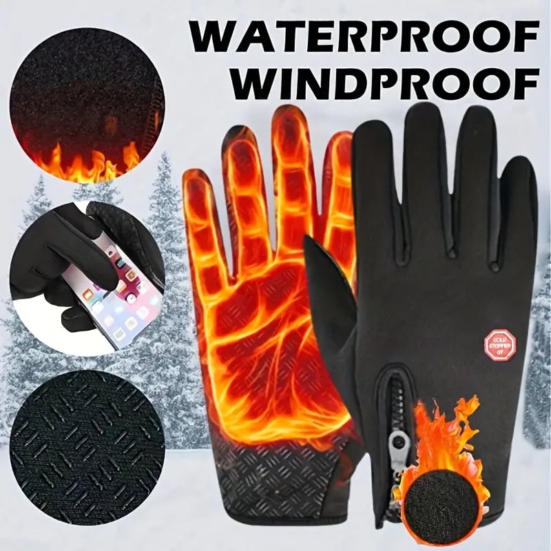 🔥49% OFF This Week Promotion-Ultimate Waterproof & Windproof Thermal Non-Slip Gloves