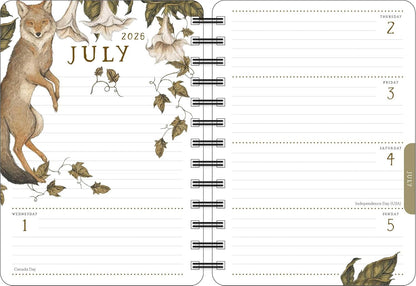 🌿🐾Woodland Wardens 2026 Weekly Planner 📚Hardcover♻️