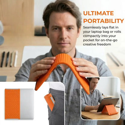 Flexible silicon  Phone holder stand. Bendable Rollable Foldable Design