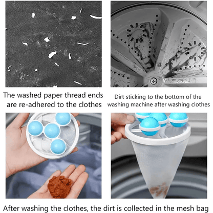 laundry detergent. clothes filter bag. washing machine hair filter ball