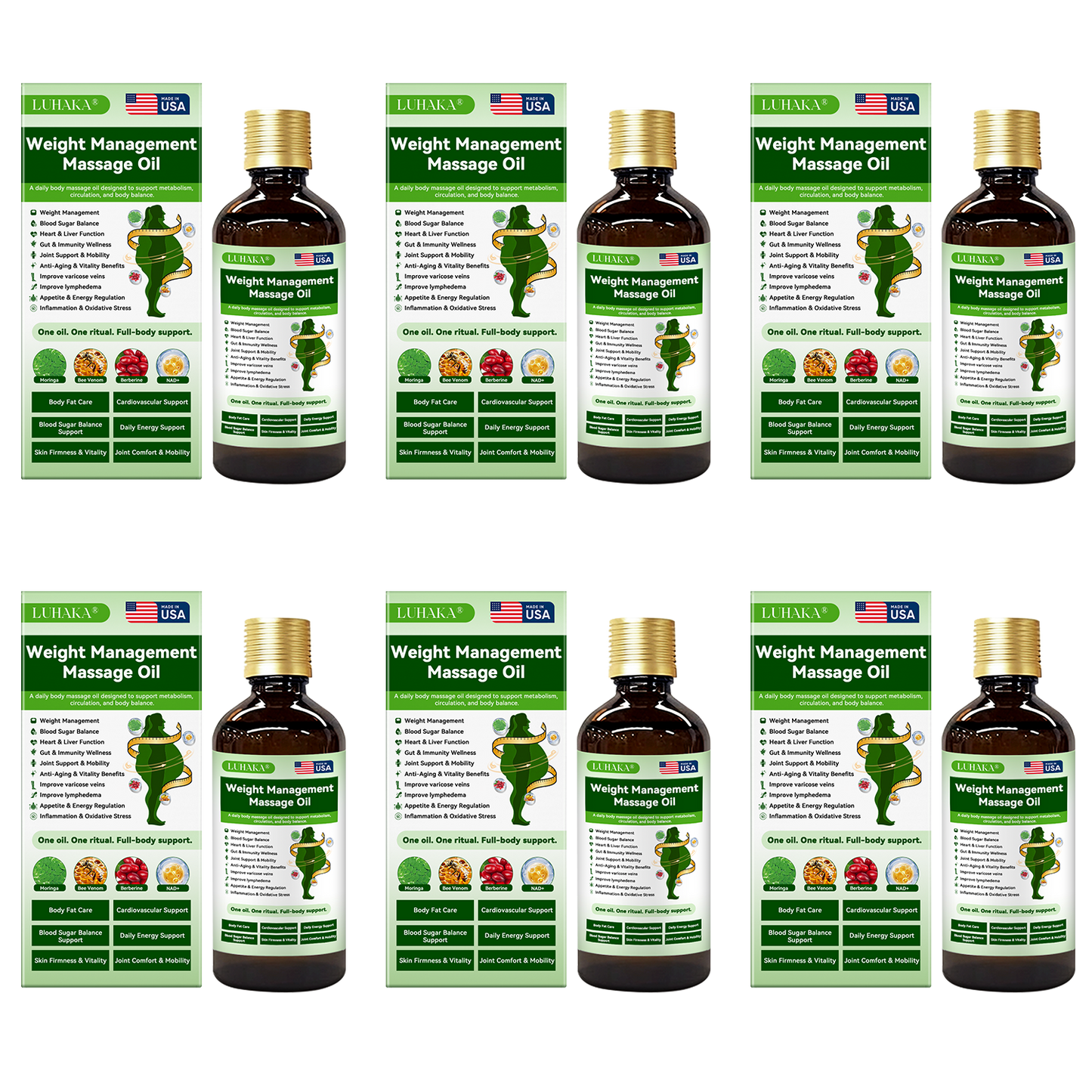 Luhaka® Weight Management Massage Oil