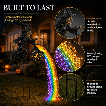 🎃Witch Potion Waterfall Garden Lamp