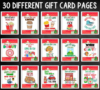 🎅✨The Ultimate Christmas Gift Card Book📚Hardcover-♻️Free PDF Included!
