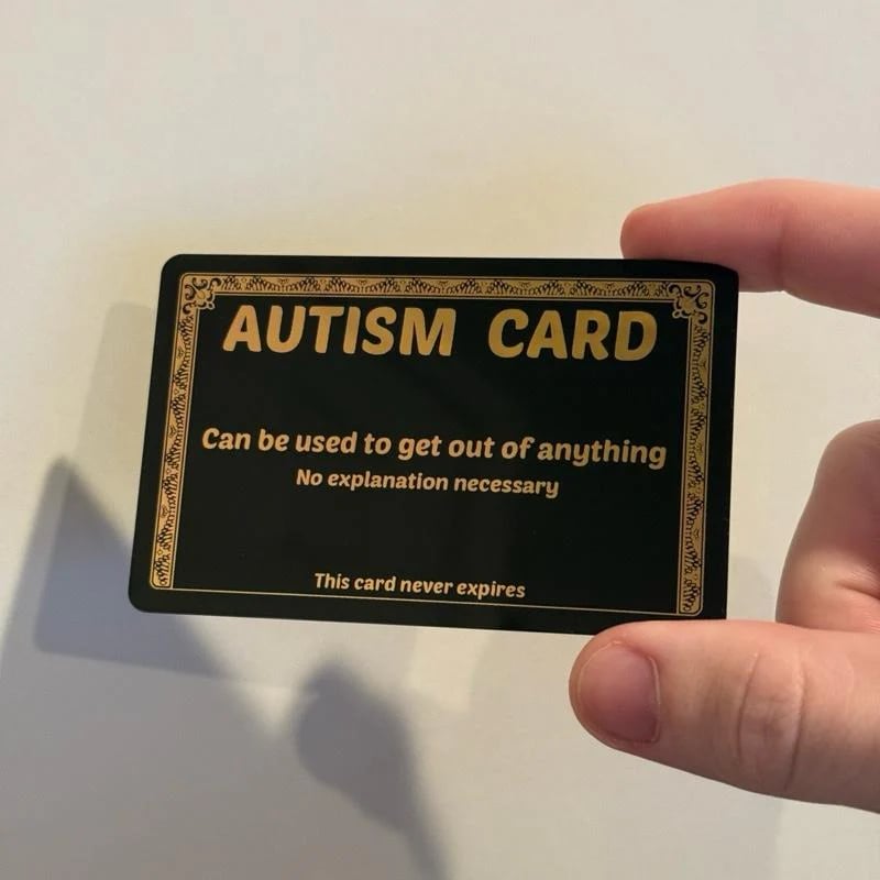 Gold Autism Card