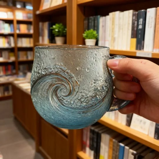 🌊Sea Glass Wave Mug