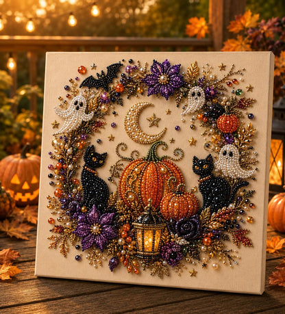 💥 Last Day 49% OFF – 👻✨ Halloween Pearl Art DIY Kit