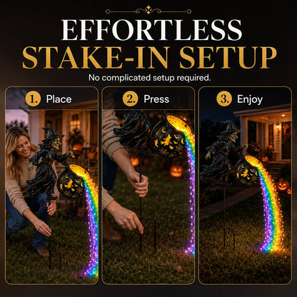 🎃Witch Potion Waterfall Garden Lamp
