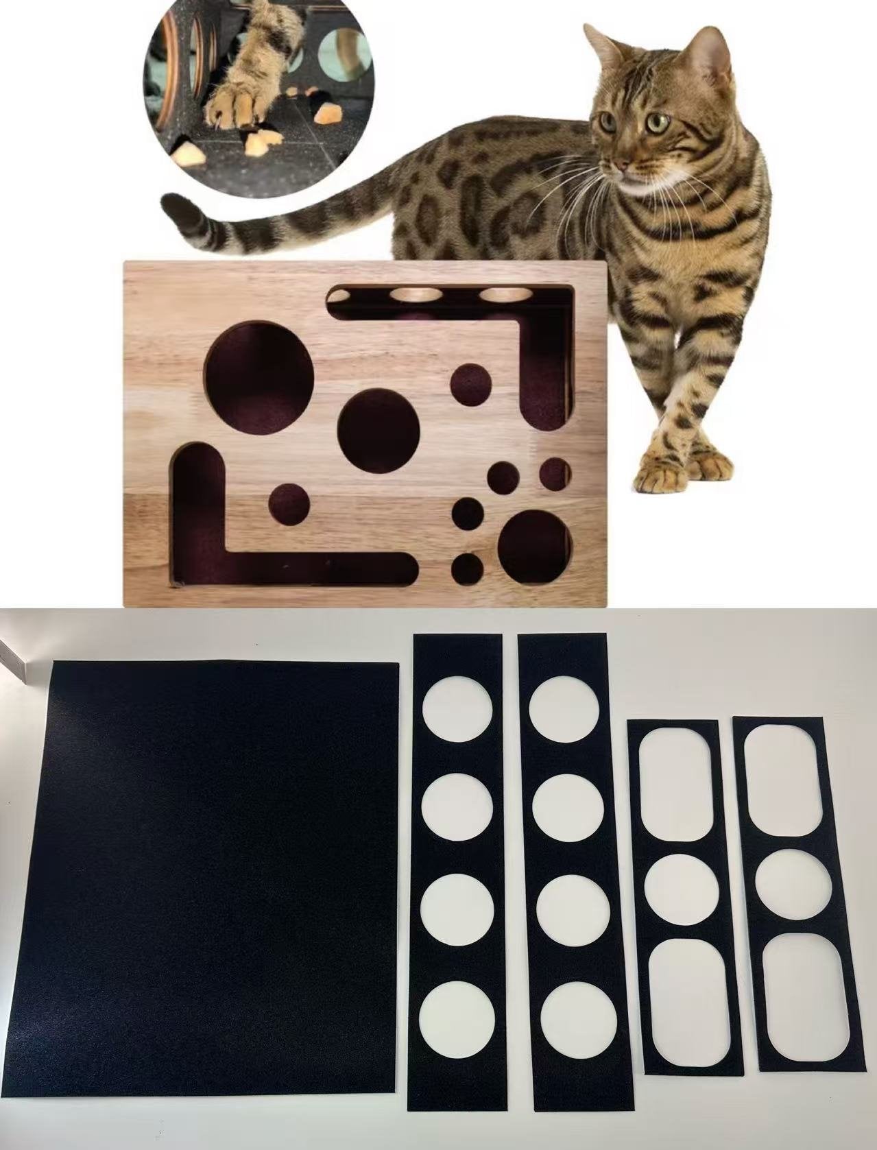 Last Day 49%OFF 🎁🎄Cat Scratch Puzzle Enrichment Box: Nail File Stress Free Alternative to Clippers and Grinders