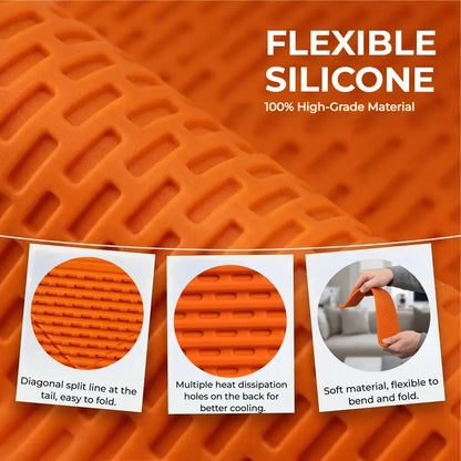 Flexible silicon  Phone holder stand. Bendable Rollable Foldable Design