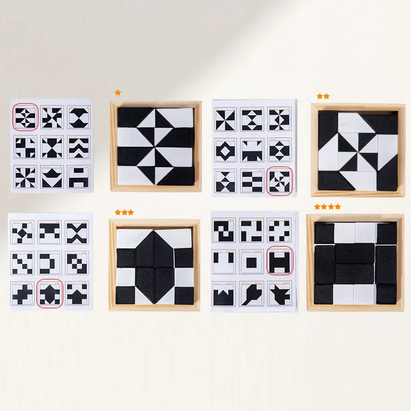 🖤🌟Puzzles Hidden Building Blocks Puzzles Toys