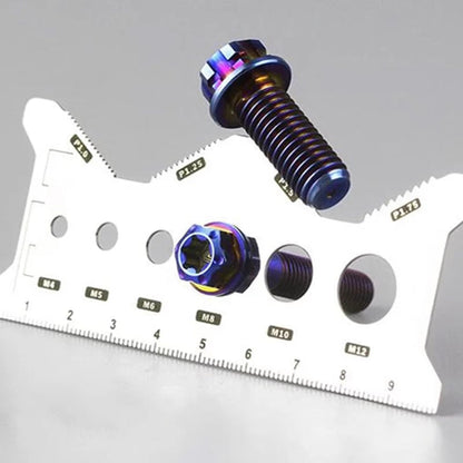 💥Stainless Steel Double-Sided Bolt Gauge Card