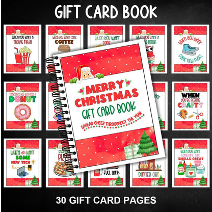 🎅✨The Ultimate Christmas Gift Card Book📚Hardcover-♻️Free PDF Included!