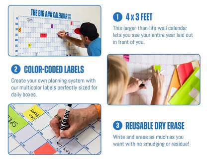 🔥Last Day 50% OFF 📅The Big A## Calendar 2026 - Design Your Amazing 2026!🏃