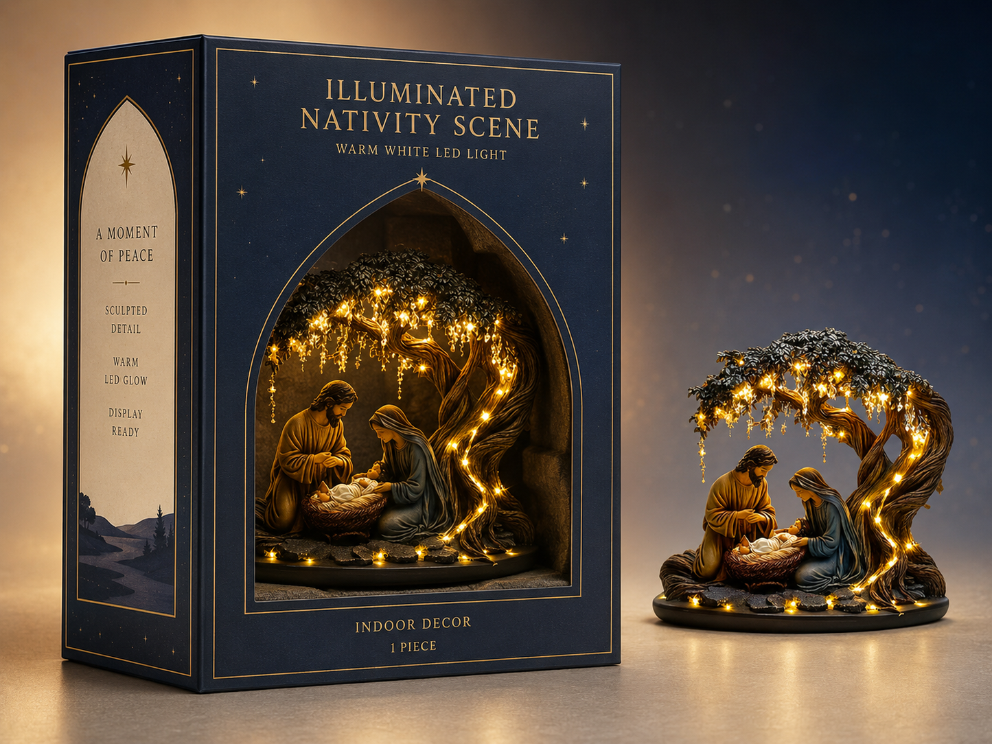 Buy 2 Get 1 Free🎄🎁Christmas Nativity Scene Decorative Figurine