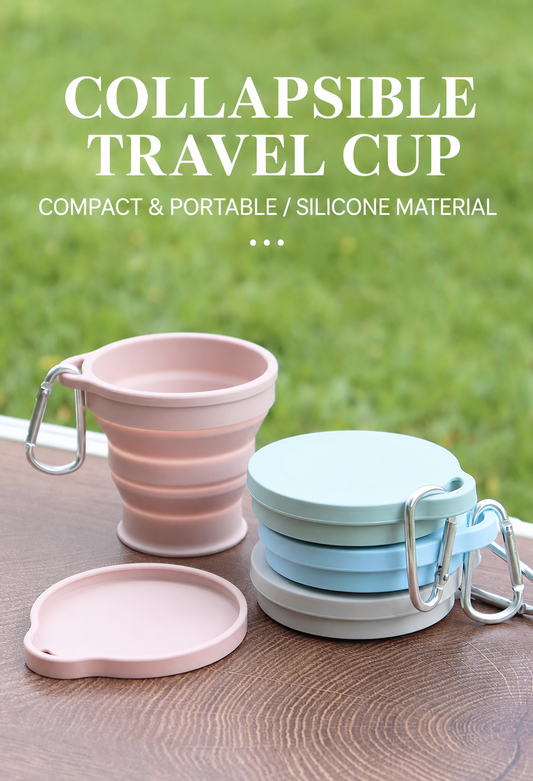 Silicone Folding Cup – Portable, Eco-Friendly Cup for Outdoor Travel