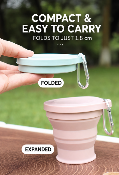 Silicone Folding Cup – Portable, Eco-Friendly Cup for Outdoor Travel
