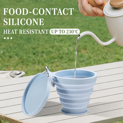 Silicone Folding Cup – Portable, Eco-Friendly Cup for Outdoor Travel