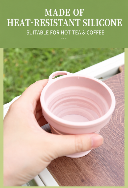Silicone Folding Cup – Portable, Eco-Friendly Cup for Outdoor Travel