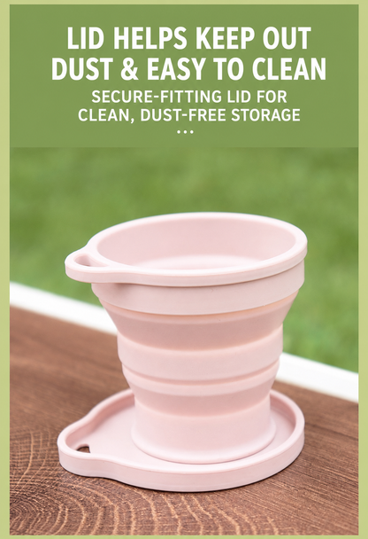 Silicone Folding Cup – Portable, Eco-Friendly Cup for Outdoor Travel