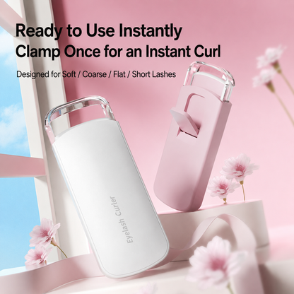 Portable Electric Eyelash Curler with Long-Lasting Curl and Rechargeable Design